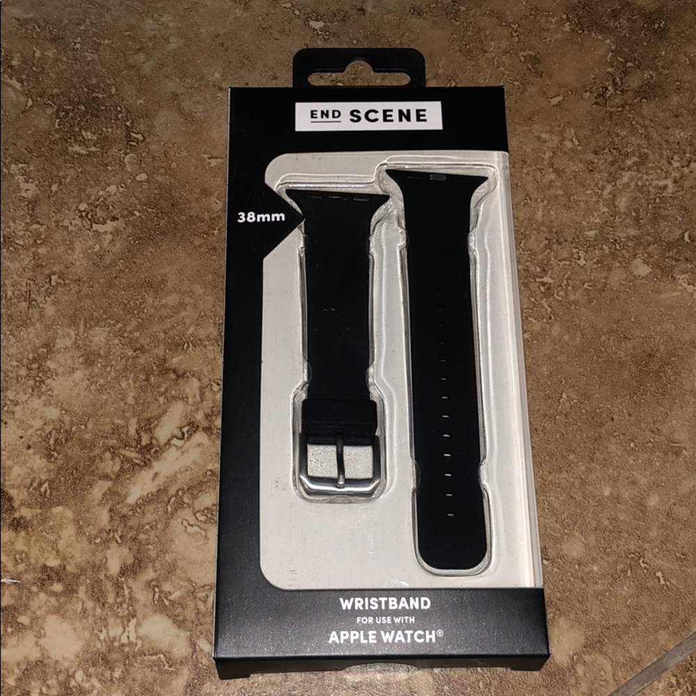 Apple Black Wristband